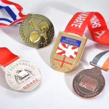 找定制马拉松跑步荣誉奖牌 国外运动填色奖章 各类比赛奖杯