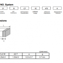 多层陶瓷电容4.7UF 25V 10% 0805 GCM21BC71E475KE36L