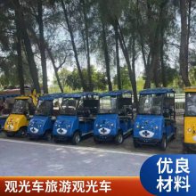 四轮卡通共享代步车 驾驶式坚固结实观光车 防撞结构游览车