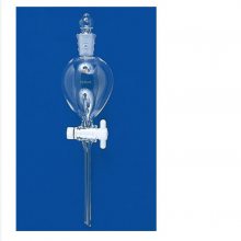 供应日本YAZAWA矢泽科学带PTFE塞的分液漏斗1422-080