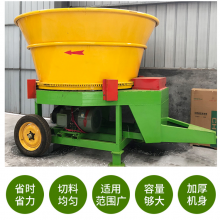 大型转盘式粉草机 高喷式草捆揉丝机 150型圆盘式粉碎机