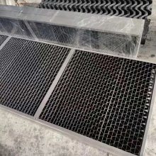 供应65mm厚闭式冷却塔黑色PVC进风格栅