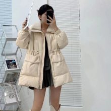 开高端品牌女装折扣店拿货米珂兰皮羽绒服到广州健凡服饰