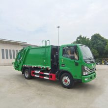 国六小型6方压缩垃圾车 桶装垃圾收集车