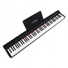 广东电钢琴品牌批发商88键插电重锤键电钢琴BX-5H黑