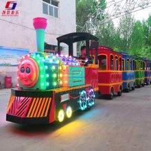 商场无轨火车_儿童电动仿古观光小火车游乐设备