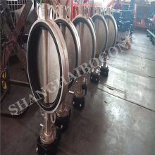 长期生产 D371X-16R 涡轮对夹软密封蝶阀 DN200 三元乙丙蝶阀