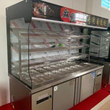 串串香麻辣烫展示柜设备冒菜烧烤店冷藏保鲜点菜台商用冰箱风幕柜