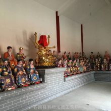 塑钢道教神像订购到苍南佛像厂 玻璃钢六十甲子神像 六十太岁道教神像