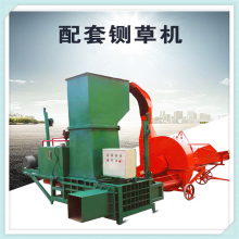 干湿牛羊草料打包机 养殖场自动包膜机 玉米秸秆青储压块机