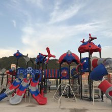 儿童组合滑滑梯新佳豪供货款式新颖经久耐用游艺设施一应俱全