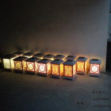 寺院石灯灯塔 厂家销售太阳能石灯 可案图纸加工制作