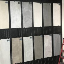 瓷砖冲孔板 陶瓷展示架 展会展厅单板瓷砖架
