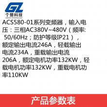 ȫABBƵACS580ϵ ACS580-01-246A-4 480V 132KW