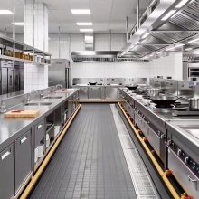 珠海荣翔酒店学校工厂食堂整套商用厨房设备生产厂家加工不锈钢厨具