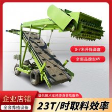 牧场移动式青贮取料机 牛场自走式取草机 电动升降抓草机