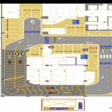 室外停车场CAD深化设计 地下车库规划 停车场设计 墙柱面设计深化、标识标牌设计深化 工程量清单