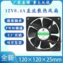 ȫԭװDC12Vɢȷ12025˫4PWMپ12V/0.4A