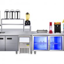 奶茶店水吧台设备_提供技术和配方_工厂一站式服务