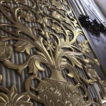 餐厅金属镂空铜屏风系列 装饰韩式室内挂屏 新特