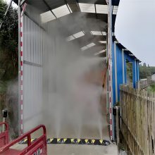 重庆万州养殖场大门喷淋消毒通道