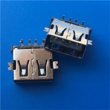 USB2.0AF4Pĸ ǰ L=11.7mm ֱߺڽ