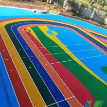 百色13mm自结纹塑胶跑道丙烯酸网球场体育场所
