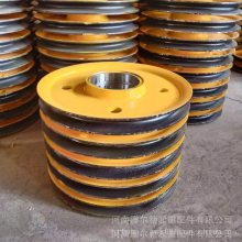 铸造起重机滑轮组 钢丝绳提升滑轮片 组装动定滑轮组
