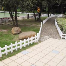 南阳城市绿化带塑钢制草坪护栏 pvc园艺围栏花园别墅庭院围栏