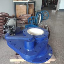 BZ644TC-16C 摆动式陶瓷出料阀 气动仓泵平衡阀 BZ644TC 陶瓷出料阀 DN300