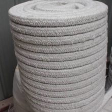 供应陶瓷纤维盘根窑炉密封填料条20*20硅酸铝纤维绳石棉圆编绳