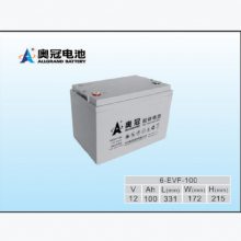 奥冠12V100AH 120 150 200 电动汽车用铅酸胶体电池