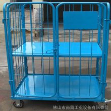 笼车厂家告诉您电商物流周转台车 拣货车应用介绍