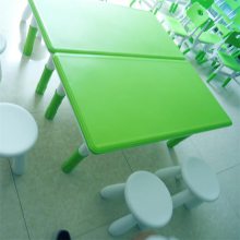上海幼儿园课桌椅幼儿早教桌椅塑料桌椅木制桌椅厂家批发幼儿6座桌椅
