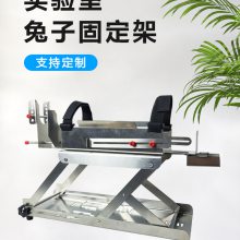 实验室动物实验设备多功能不锈钢兔子固定架可升降折叠实验兔固定架