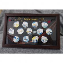 东莞金属相框徽章展示框摆台勋章展示框家居铝合金相框背板配件