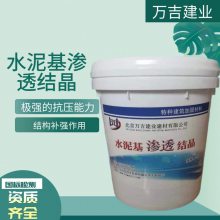 渗透性水泥基渗透结晶防水剂 建筑物背水面防潮抗渗涂料 抗高强水压