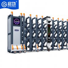 啟功智能電動(dòng)平移門單位企業(yè)學(xué)校智能車牌識(shí)別電動(dòng)伸縮大門米可選