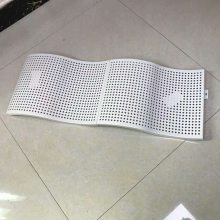 广东厂家供应弧形铝单板 穿孔铝单板 白色铝单板