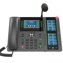 呼叫中心SIP网络电话机 值班室带鹅颈麦克风指挥调度广播电话