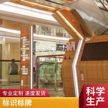 导视系统定制 景区标识标牌 商场楼层指引牌 设计制作施工