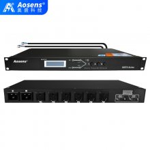 Aosensʢ 1U 32A 220V ̬תPDU˫Դ Զл AS-MSTS32A