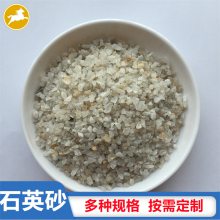 马跃供应 滤池垫层滤料 工程装饰用石英砂 耐火材料