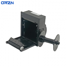 58mm面板式垃圾称图书馆仪器访客热敏不干胶标签小票打印机