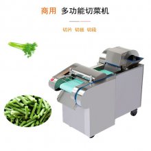 济南市电动切菜机 全自动土豆切丝机 多功能不锈钢切菜机