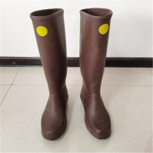 长筒橡胶靴棕色YS111-05-03绝缘靴规格25YS绝缘防刺穿救援靴