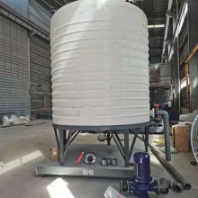 羧酸复配设备 塑料复配罐朗盛15吨锥底不留料储罐