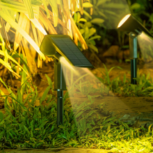 太阳能灯壁灯草坪户外庭院灯花园灯草地灯LED投射灯四两科技