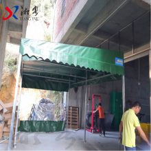 宜春樟树 定制仓储帐篷 仓库电动移动遮阳棚 伸缩式活动推拉棚XYZS-03