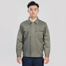 工服工装劳保工作服套装定制印字LOGO厂家直销长袖男汽修车间工地